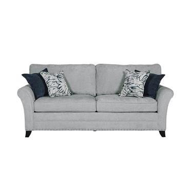 Penelope 3 Seater Fixed Silver
