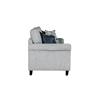 Penelope 3 Seater Fixed Silver