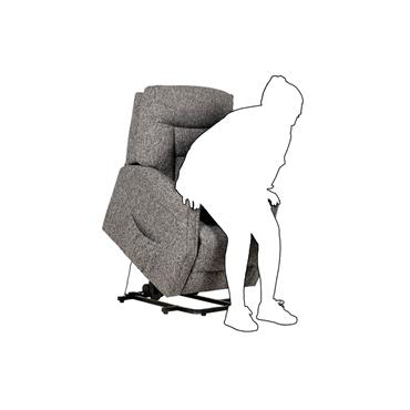Primrose Electric Lift & Rise Chair - Dark Grey