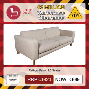 Rathgar FABRIC 2.5 SEATER