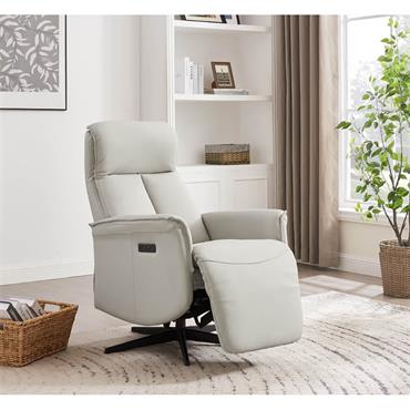Reece Electric Reclining Accent Chair Stone