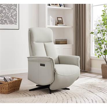 Reece Electric Reclining Accent Chair Stone