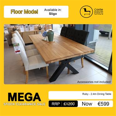 Ruby 2.4m Dining Table
