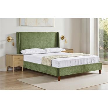 Rosalie 4'6" Bed Olive