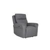 Rusto Chair Electric Recliner Charcoal Fabric