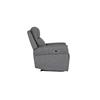 Rusto Chair Electric Recliner Charcoal Fabric
