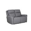 Rusto 2 Seater Electric Recliner Charcoal Fabric