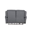 Rusto 2 Seater Electric Recliner Charcoal Fabric