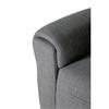 Rusto 2 Seater Electric Recliner Charcoal Fabric