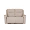 Rusto 2 Seater Electric Recliner Mushroom Fabric