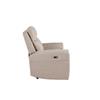 Rusto 2 Seater Electric Recliner Mushroom Fabric