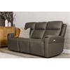 Rusto 3 Seater 2 Electric recliner Ash
