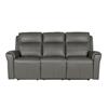 Rusto 3 Seater 2 Electric recliner Ash