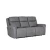 Rusto 3 Seater Electric Recliner Charcoal Fabric