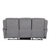 Rusto 3 Seater Electric Recliner Charcoal Fabric