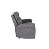 Rusto 3 Seater Electric Recliner Charcoal Fabric
