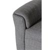 Rusto 3 Seater Electric Recliner Charcoal Fabric