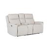 Rusto 2 Seater Electric recliner plus Console Sectional Stone