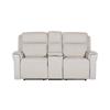 Rusto 2 Seater Electric recliner plus Console Sectional Stone