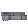 Rusto Corner Group Electric Recliner (4pcs) Charcoal Fabric
