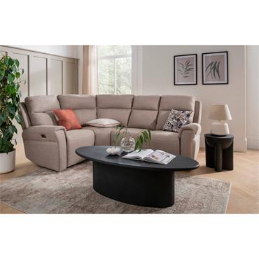 Rusto Corner Group Electric Recliner (4pcs) Mushroom Fabric