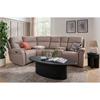 Rusto Corner Group Electric Recliner (4pcs) Mushroom Fabric