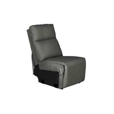 Rusto Armless Sectional Ash Leather