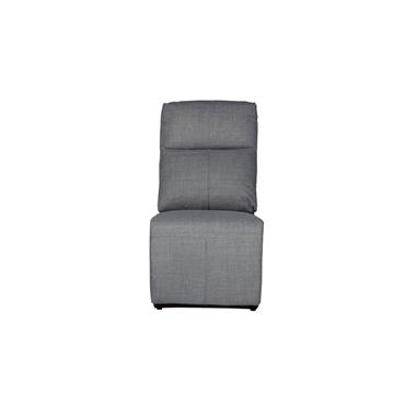 Rusto Armless Sectional Charcoal Fabric