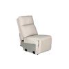 Rusto Armless Sectional Stone Leather