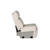 Rusto Armless Sectional Stone Leather