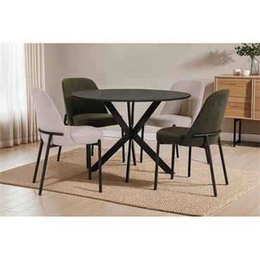 Saggart Dining Table Round 1100mmSmoke