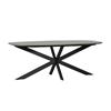 Saggart Dining Table Oval 2000mm Smoke