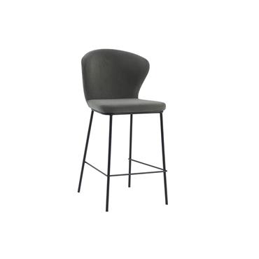Sylvie Counter Stool Dark Grey