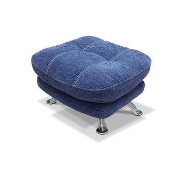 Armani Footstool Sapphire Blue Fabric
