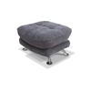 Armani Footstool Dark Grey Fabric