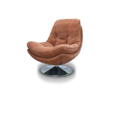 Armani Swivel Chair Copper Fabric