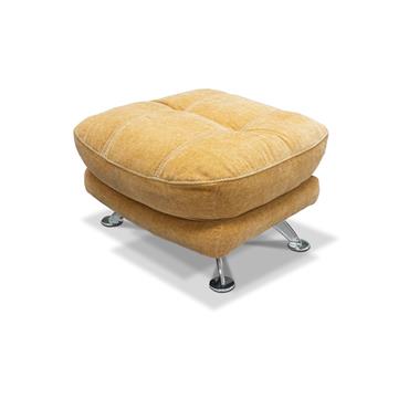 Armani Footstool Ochre Fabric