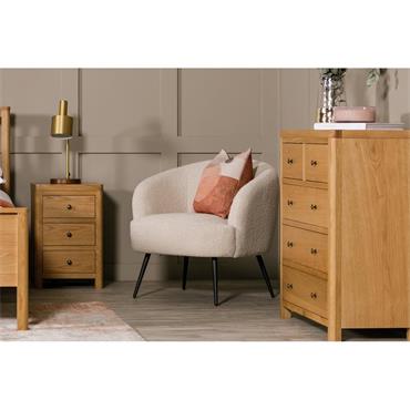 Shelly Accent Chair Cream