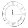 ALANA FEATURE WALL CLOCK SILVER LEAF