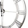 ALANA FEATURE WALL CLOCK SILVER LEAF