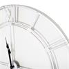 ALANA FEATURE WALL CLOCK SILVER LEAF