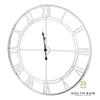 ALANA FEATURE WALL CLOCK SILVER LEAF