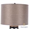 VENUS TABLE LAMP TEXTURED GREY SHADE 74CM