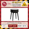 Shrule Marble Top Round Side Table