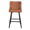 Sandy Cognac Pu Bar Stool