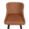 Sandy Cognac Pu Bar Stool