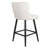 Sandy Beige Fabric Bar Stool