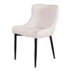 Sandy Beige Fabric Chair