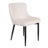 Sandy Beige Fabric Chair