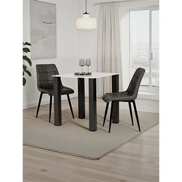 Tessa Dining Chair Grey PU